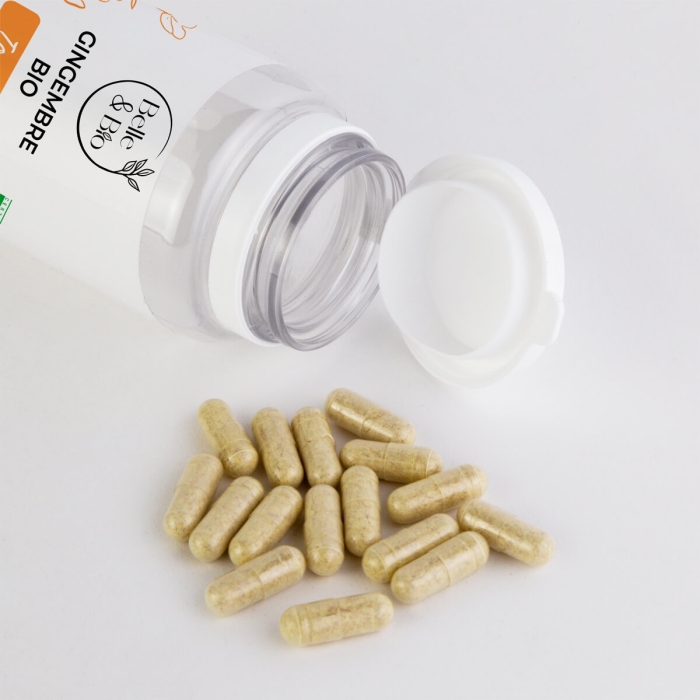 Gingembre Bio - 250 mg - 200 gélules végétales : : Hygiène et Santé